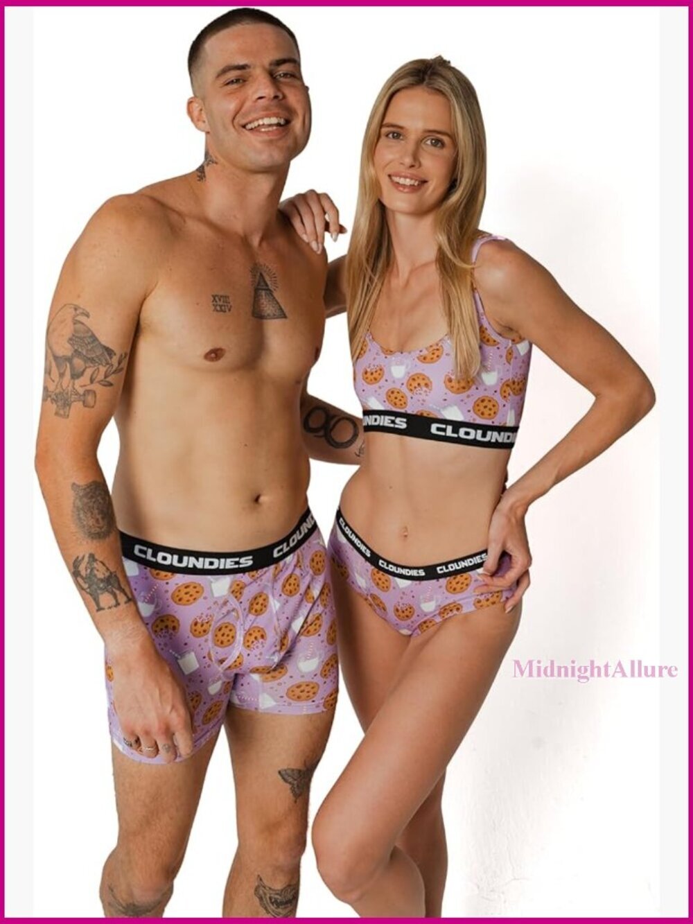 Cotton Mid Rise Hipster Panties - Soft Breathable Couple Gift